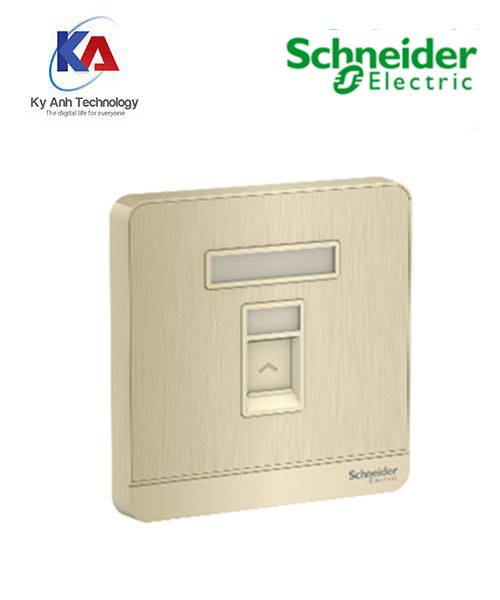 Bộ ổ cắm điện thoại đơn E8331RJS4_WG_G19 AvatarOn Schneider