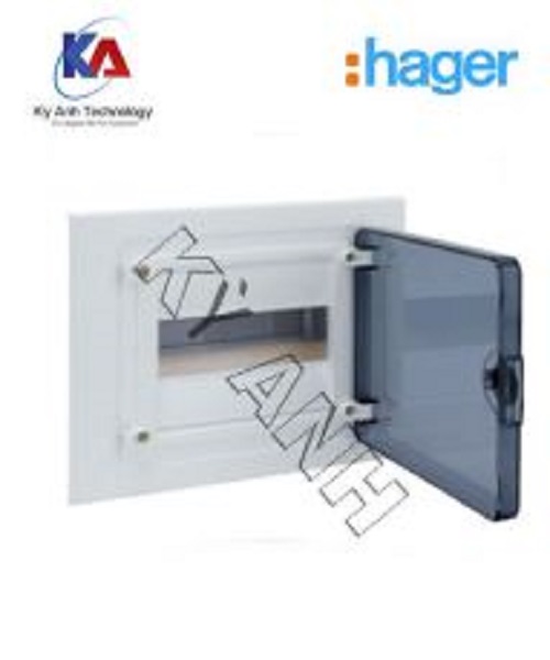 Vỏ tủ điện âm tường cánh nhựa 12 module Hager VF112TM
