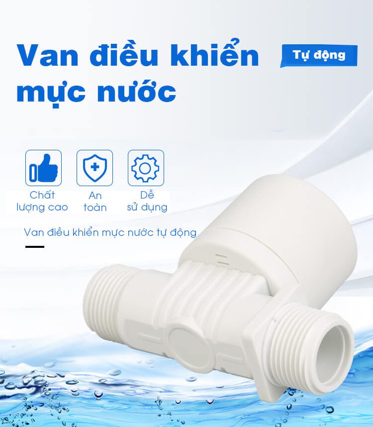 Phao cơ ngang thông minh thế hệ mới HuTo -Phao chống tràn nước
